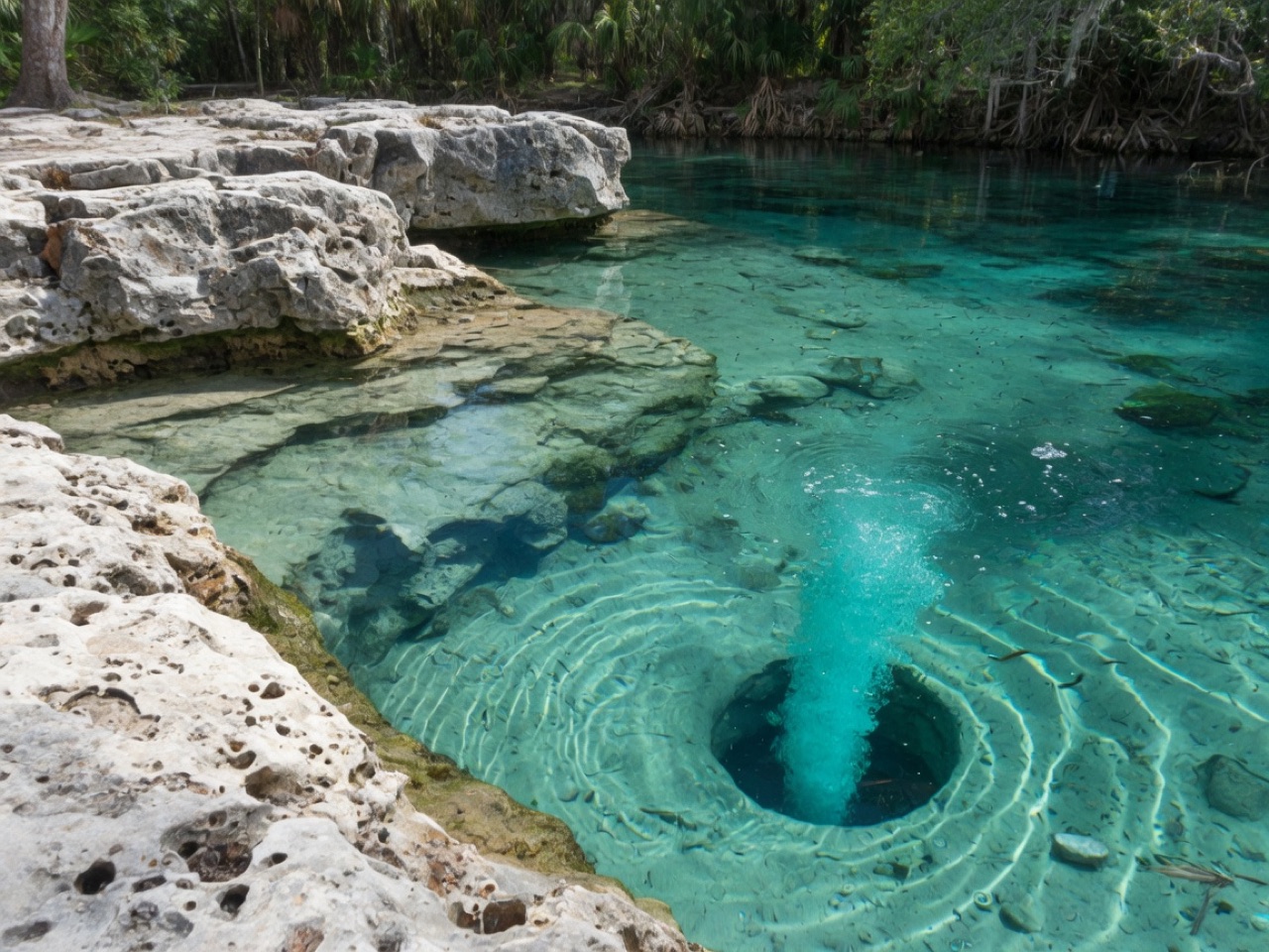 Spring swimming hole